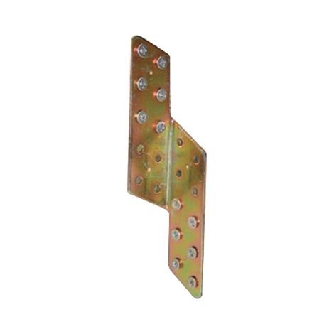 ANGOLARE GAZEBO RINFORZO 90  ° SFALSATO 853 - ZINCATO GIALLO S.MM 20 MM 30X170 DX- 12 pezzi
