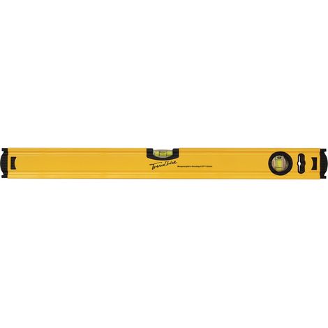TrendLine Wasserwaage Länge: 60 cm mit 2 Libellen Aluminium Aufhängevorrichtung (1/2)