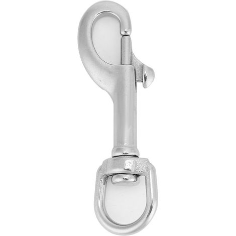 Crochet Pivotant en Acier Inoxydable 316 pour Plongée (75MM, Blanc) - Accessoire Scuba (1/5)