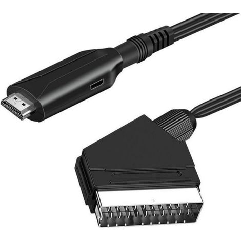 Convertisseur HDMI vers Péritel - Unbrand - 1 m de longueur - Audio et vidéo - Adaptateur HDMI vers Péritel (1/5)