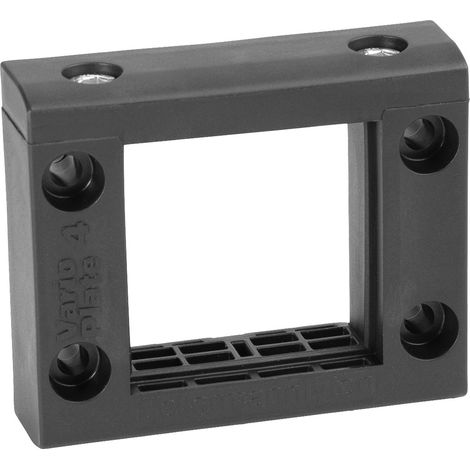 HellermannTyton VarioPlate-4Frame-PL-BK Kabeldurchführungsrahmen halogenfrei    Kunststoff Schwarz