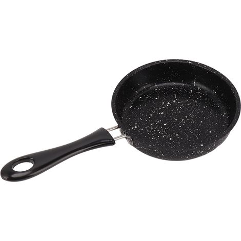 Poêle en acier inoxydable avec poignée ergonomique, cuisson rapide et homogène, antiadhésive, idéale pour la cuisson du bacon, des steaks et des oignons, 14 cm (5,5 pouces). (1/5)