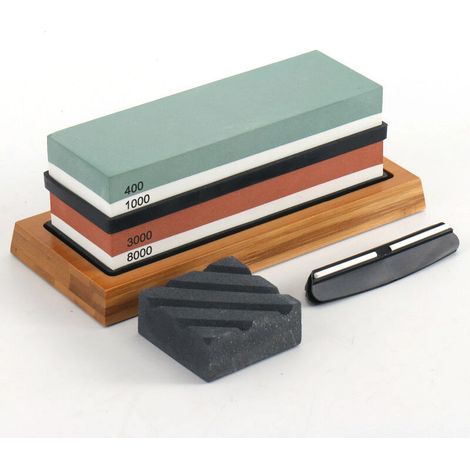 Set di pietre per affilatura Grit Premium Whetstone, ideali per affilatrici (1/5)
