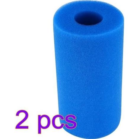 2pcs éponge de filtre pour Intex Type A réutilisable/Lavable Piscine Filtre en Mousse Cartouche éponge (1/4)