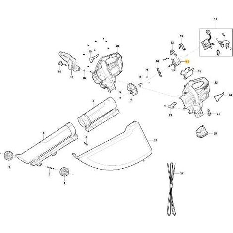 ORIGINAL STIGA BLV 20 Li S-A-MOTOR – 118805653/0