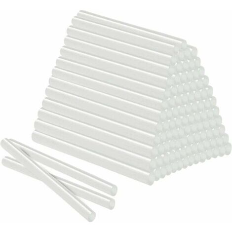 BUNTHAUS Lot de 100 bâtons de colle à chaud - 11 mm x 200 mm - Transparent - Pour pistolet à colle chaude (2 kg)