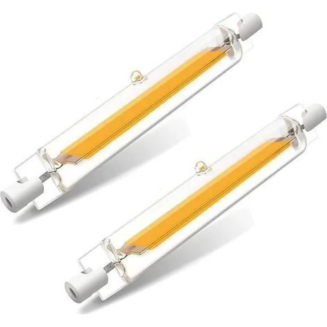 Ampoule LED R7S 118mm à intensité variable - Blanc chaud - Remplacement 200W - Compatible variateur (1/4)