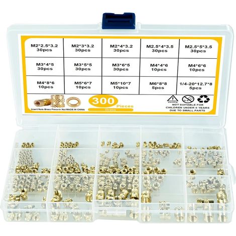 inserts filetés métriques 2 2 5 3 4 5 6 mm inserts filetés (1/5)