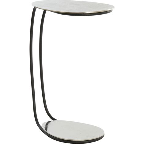 Mesa auxiliar Light & Living MARSH metal rústico níquel negro – (1/3)
