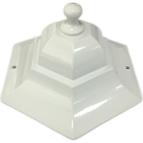 Coperchio Illuminazione Esterna Parigi Bianco