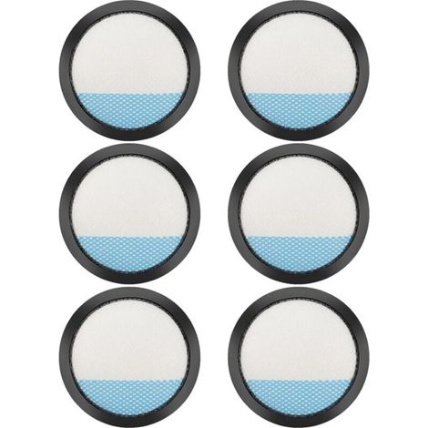 Lot 6 Filtres Lavables pour Aspirateur Sans Fil Ryobi PCL720, PBLSV716, PBLSV717