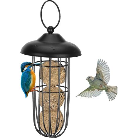 Mangeoire à suspendre, distributeur de nourriture pour oiseaux sauvages, à suspendre, mangeoire pour oiseaux, station d'alimentation