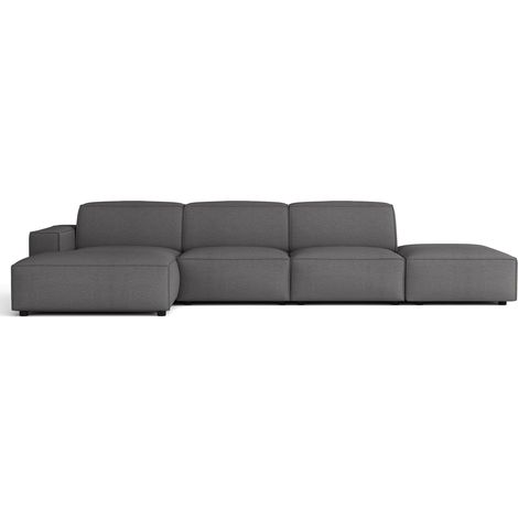 Selsey Sellmo - Canapé d'angle - 344 cm - Gris foncé (1/5)