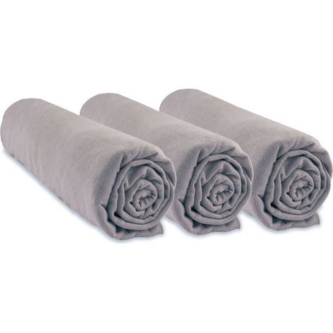 Lot de 3 Draps housse Couffin 32x72 cm 100% Coton Bio (1/4)
