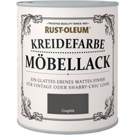 Rust-Oleum Kreidefarbe Möbellack 750 ml graphit Innen