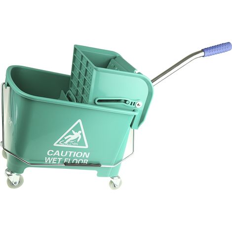 Seau à lessiver en Plastique Vert avec poignée, 20L ( Prix pour 1 )