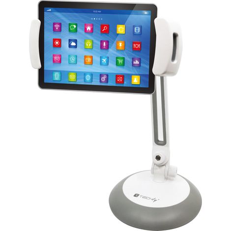 Techly Supporto Universale da Tavolo per Smartphone e Tablet fino a 10'' (1/5)