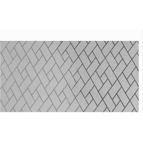 Cleafe - Rotolo Pellicola Finestre Decoro Mattoni Obliqui 2d 45x200cm Adesiva Vetro 10113 - (1/2)