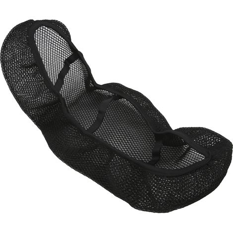 3D-Atmungsaktives Mesh-Motorradsitzbezug, Schwarz, Ersatz für VESPA GTS300 (1/5)