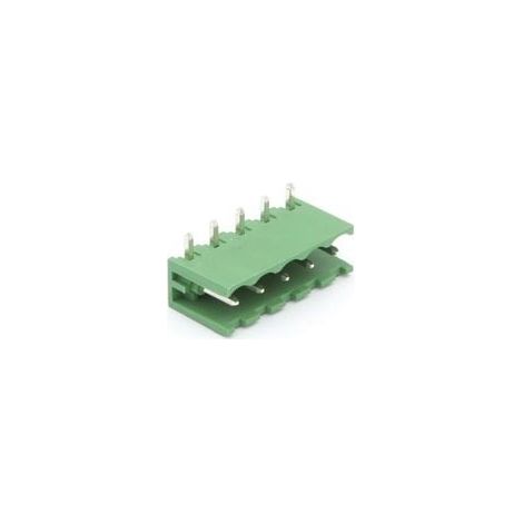 Bornier male coude embrochable - 5 poles