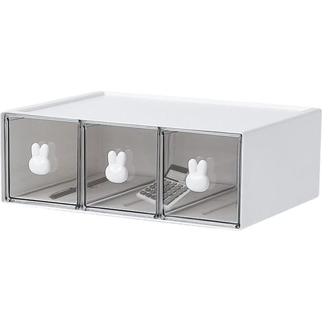 Organiseur de papeterie, boîte de rangement de bureau avec poignée en forme de, boîte de rangement de papeterie de bureau, organisateur de maquillage