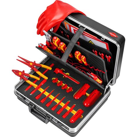 KNIPEX Electric Vehicle Tool Case "Basic" E-Mobility Kit with VDE Testing for Electric Vehicle Maintenance and Repair (1/2)