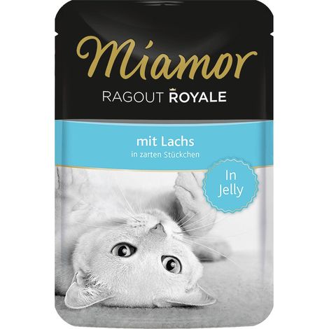 Miamor Royale mit Lachs – Nassfutter Lachs in Gelee 100 g