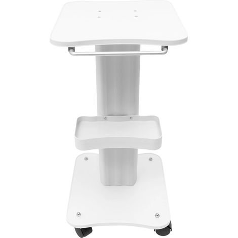 Carrello per salone di bellezza, carrello multifunzionale per la bellezza, mobilità migliorata, BIANCO (1/2)