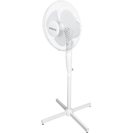 Ventilatore a Piantana Base Croce 3 Velocità Grande Potente Oscillante Silenzioso Alto 120 Cm 3 Pale 45 Watt Diametro 58 Cm (1/5)