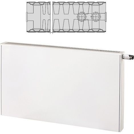 Viessmann Vitoset Planheizkörper Universal Typ 22 350x1000 mm, Rechtsausführung 7576308
