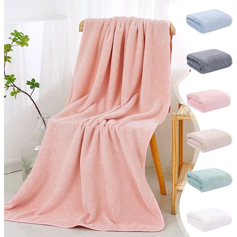 Serviette De Bain - Microfibre - 140 X 70 Cm - Pour Adultes - 1 Pièce (1/5)