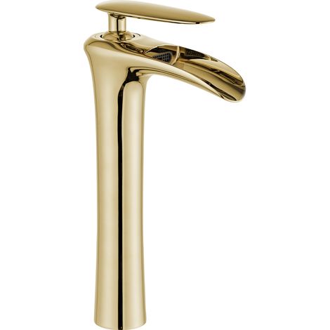 Mexen Lyra hohe Waschtischarmatur, Gold - 745310-50 (1/2)