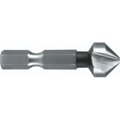RUKO 102315 - Avellanador cónico, DIN 335 forma C 90º, HSS. Mango hexagonal 1/4. (10,4 mm) (1/2)