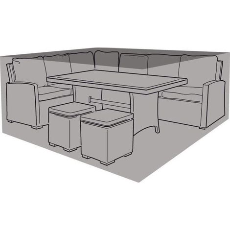 Small Square Casual Dining Set Cover - Super Tough Polyethylene - W3640