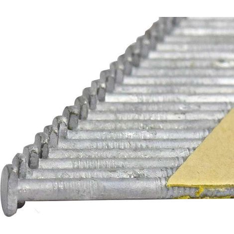 Pointes en Bande DH 34° NORFIX Papier ZN 13µ Annelée/Taille:90 mm x 3.1