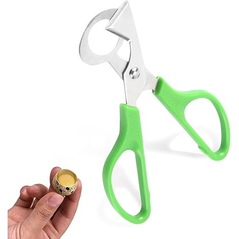 Ciseaux à œufs de caille en acier inoxydable, ouvre-coquilles et coupe-œufs multifonctionnels, outil portable pour une utilisation quotidienne en cuisine. (1/5)