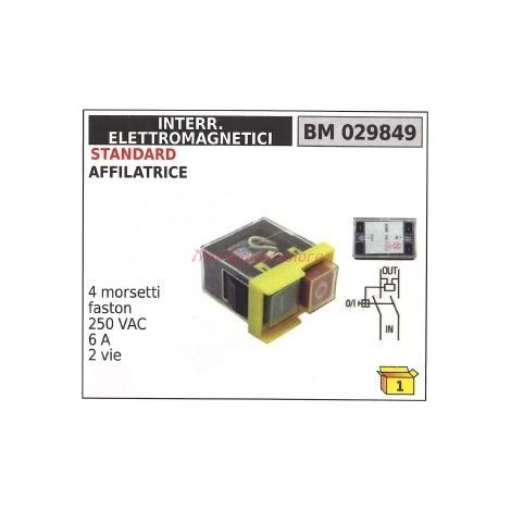Interruptor magnético afilador STANDARD 4 bornes faston 250 VAC 029849