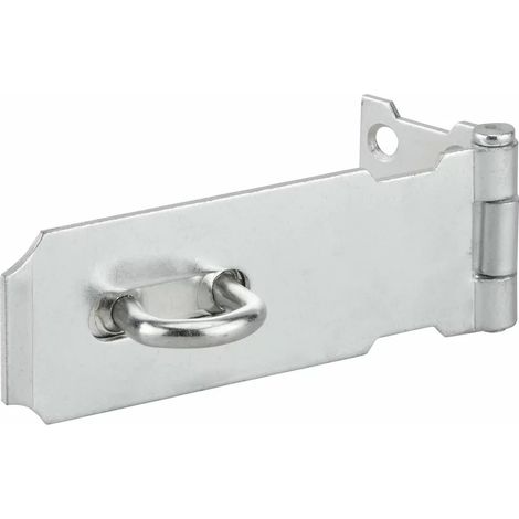 Thirard – Porte-cadenas en acier zingué 100mm pour fermeture de coffre et porte – Résistant aux intempéries – Installation intérieure facile (1/3)