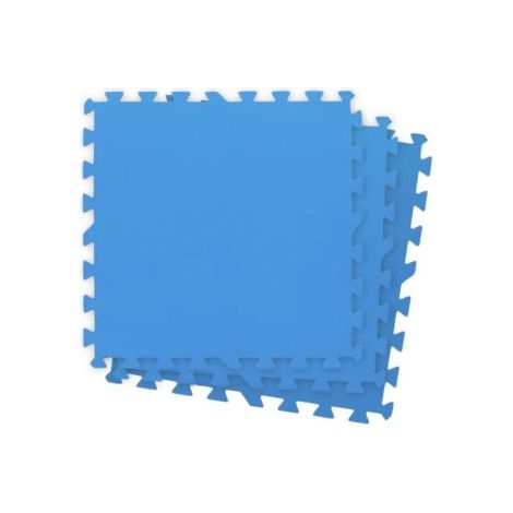 Bestway Lot de 9 tapis de sol 50 x 50 cm - bleu (1/9)