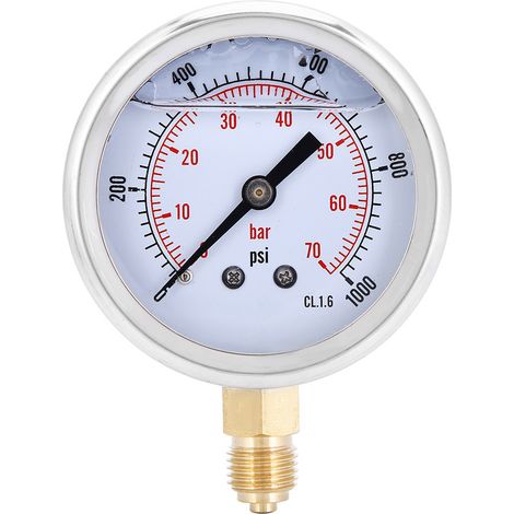 Professionelles Radialmanometer TS-PGG604-70bar 1/4BSP Y60 für den Einsatz im Haushalt und in der Industrie (1/5)