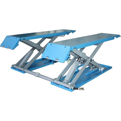 Topcar – Pont élévateur 3 tonnes à ciseaux PCM3MONO – Charge 3T – Hauteur max 970 mm – Longueur 1940 mm – Largeur 1705 mm – Alimentation 230V (1/3)