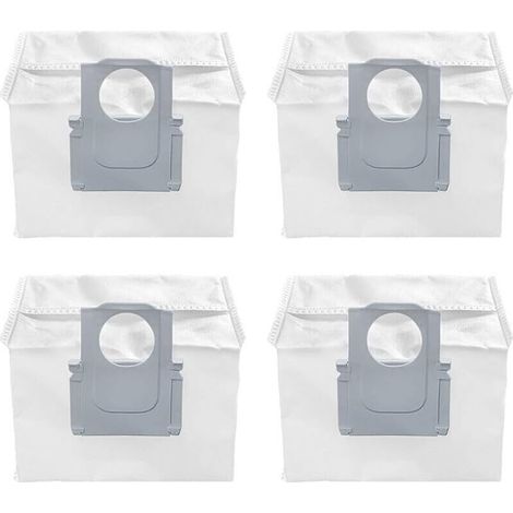 Confezione da 4 sacchetti per la polvere per aspirapolvere Roborock S8+/S8 Pro Ultra/S7 MaxV Ultra/S7 Pro Ultra/Q7+/Q7 Max+/Q5+