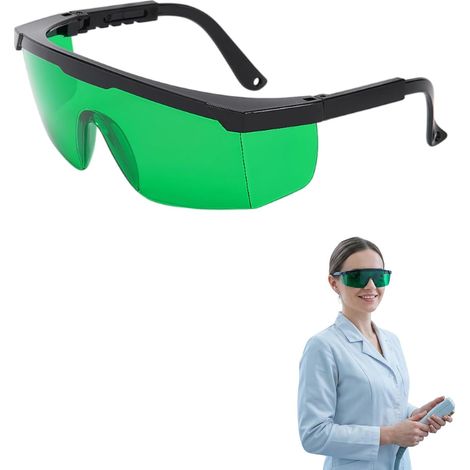 Lunettes de protection laser 190–2000 nm sécurité HPL/IPL pour épilation au laser et lumière pulsée, OD1+ à OD3+, 35 % VLT – protection UV pour beauté (1/5)