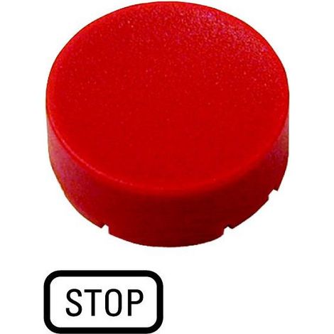 Étiquette saillante rouge STOP EATON M22-XDH-R-GB0
