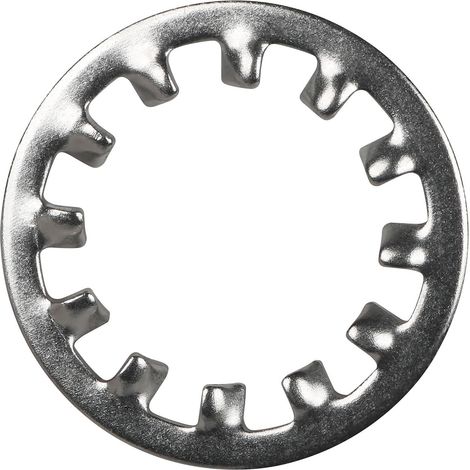 10 Pièces M18 x 30mm Rondelles de Blocage 304 Acier Inox, Rondelle Dentées Internes, Rondelle à Ressort de Serrage Étoile, Rondelles de Verrouillage à Vitesse Rapide en Acier Inoxydable (1/5)