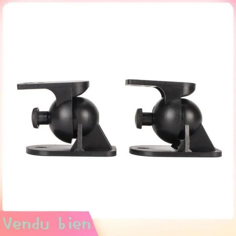 Garosa étagère murale pour haut-parleur Support Mural pour Haut-parleur, Support D'angle Réglable en Plastique pour video fixation (1/5)