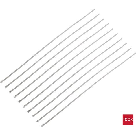 TRU COMPONENTS TC-12656540  Stahlkabelbinder 840 mm 7.9 mm AISI 304  100 St.