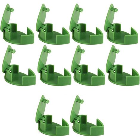 Clips plantes Fixation de plantes grimpantes , Clips de fixation de support auto-adhésifs pour la décoration de la maison Plantes grimpantes 10pcs (1/5)