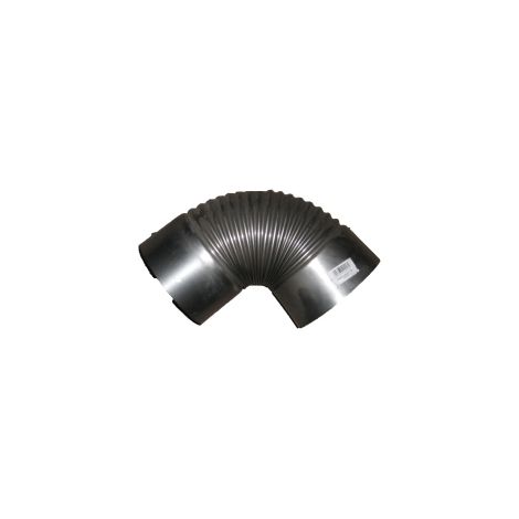 CODO DE VENTILACIÓN NO GALVANIZADO DE 130 MM PARA COCINA - RKC 130