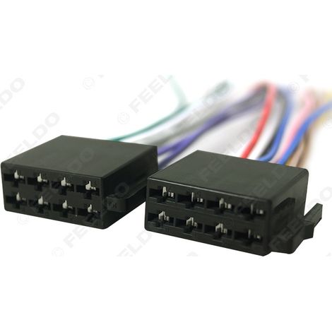 Convient pour les câbles de mise à niveau du système audio ISO Volkswagen pour Passat, Sagitar, Magotan, Passat et Bora, fils arrière du lecteur CD